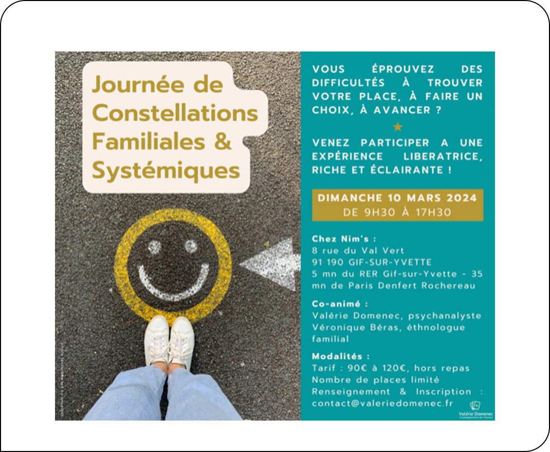 Journée de constellations familiales et systémiques