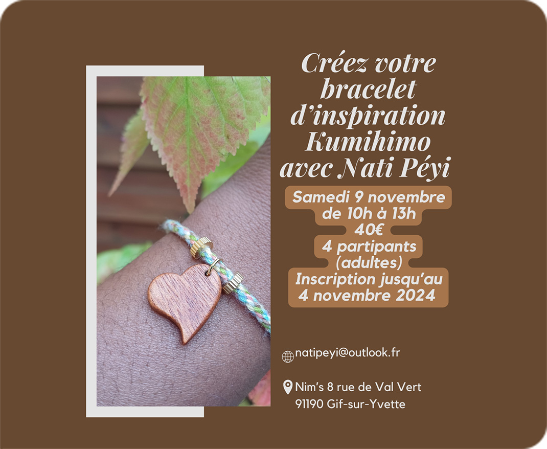 Créez votre bracelet d’inspiration Kumihimo